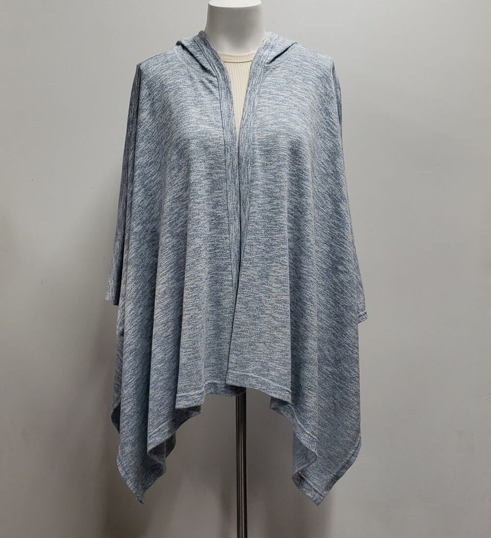 Hollister Hooded Open Front Poncho Women's XS-S Oversized Beach Pool Cover Up